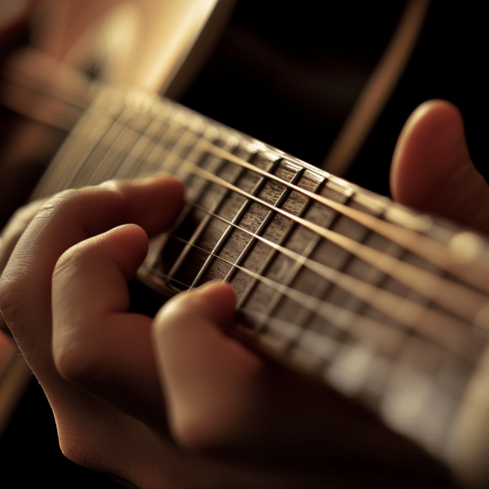 a chord guitar