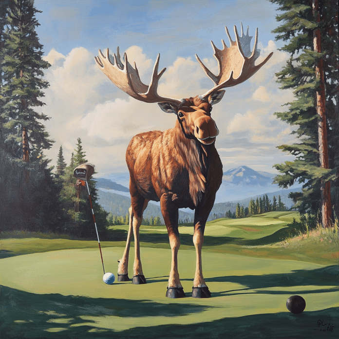 golf moose