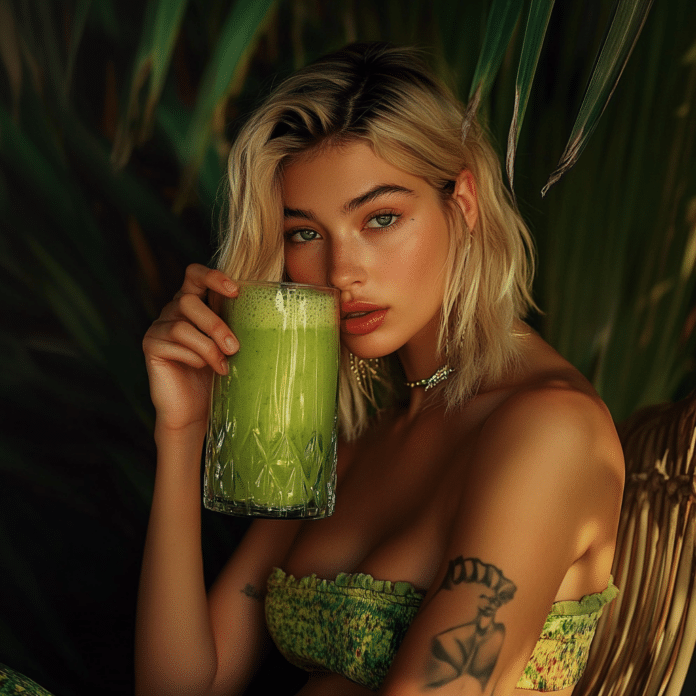 hailey bieber smoothie