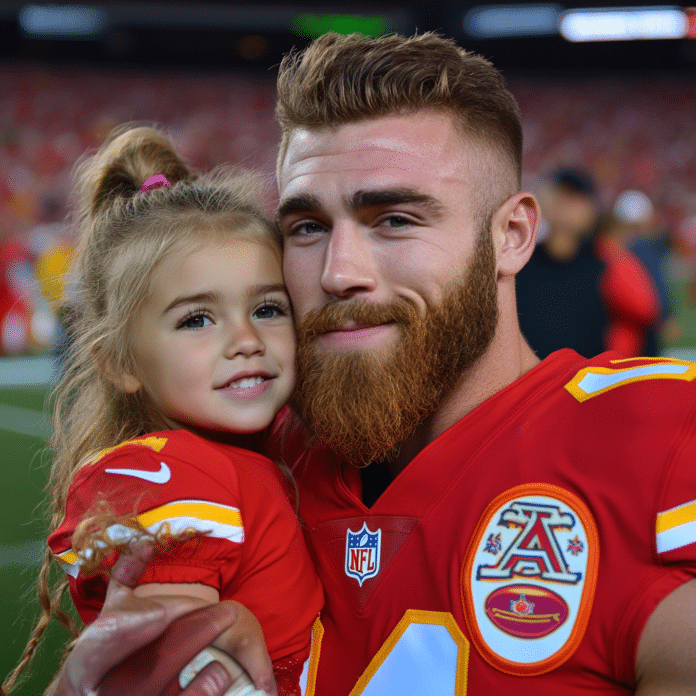 how old is travis kelce daughter