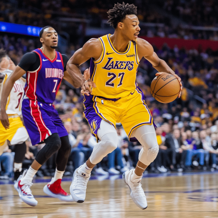 lakers vs washington wizards match player stats
