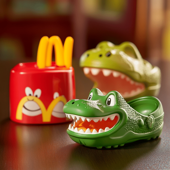mcdonalds crocs happy meal toys