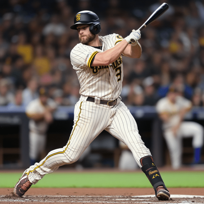 padres vs texas rangers match player stats