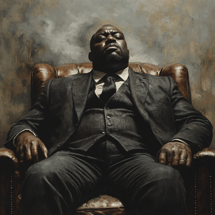 big black man