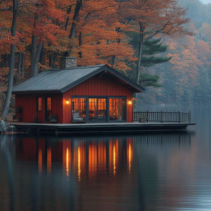 summer house on the lake
