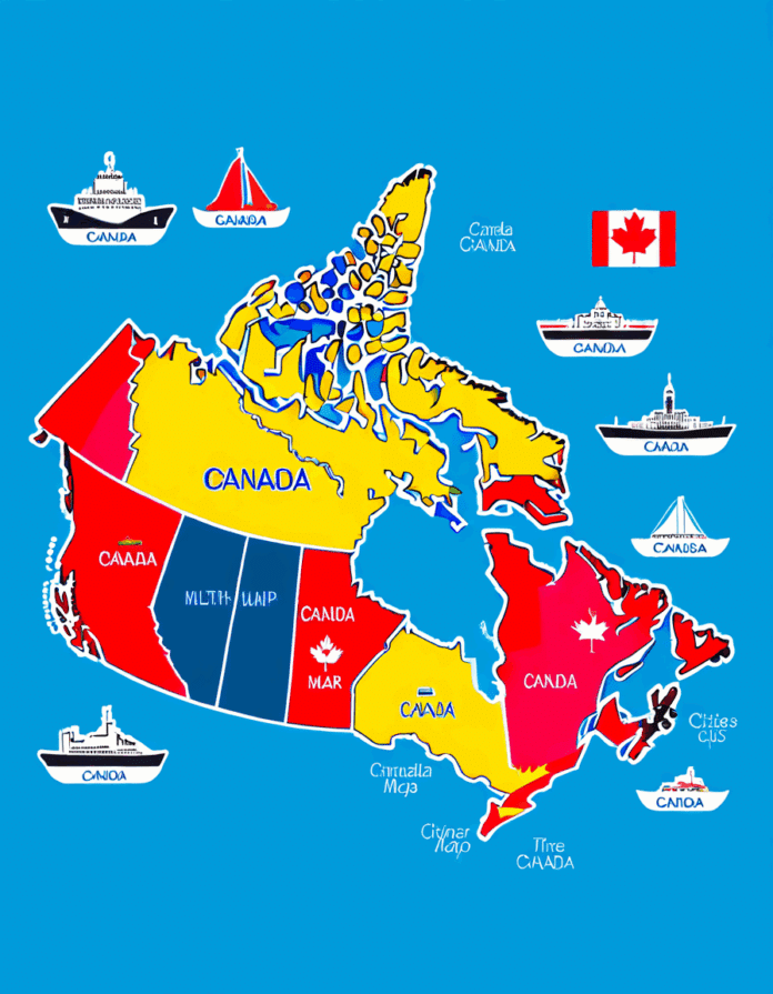 canada map
