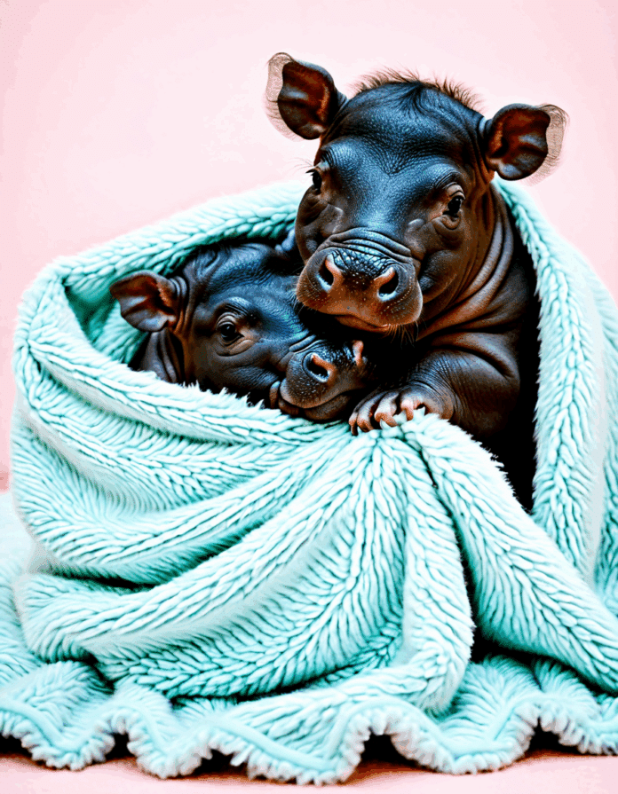 baby pygmy hippopotamus moo deng