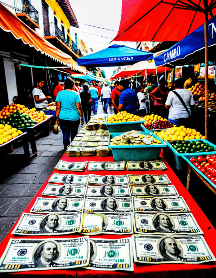 cambio de dolar a peso mexicano