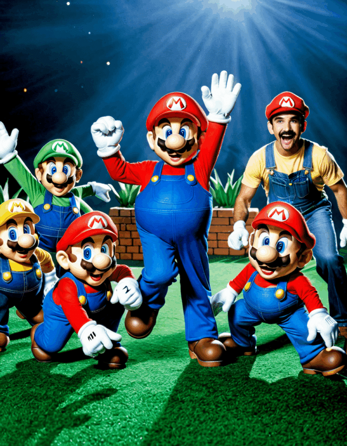 cast of the super mario bros movie