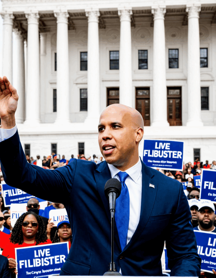 cory booker filibuster live