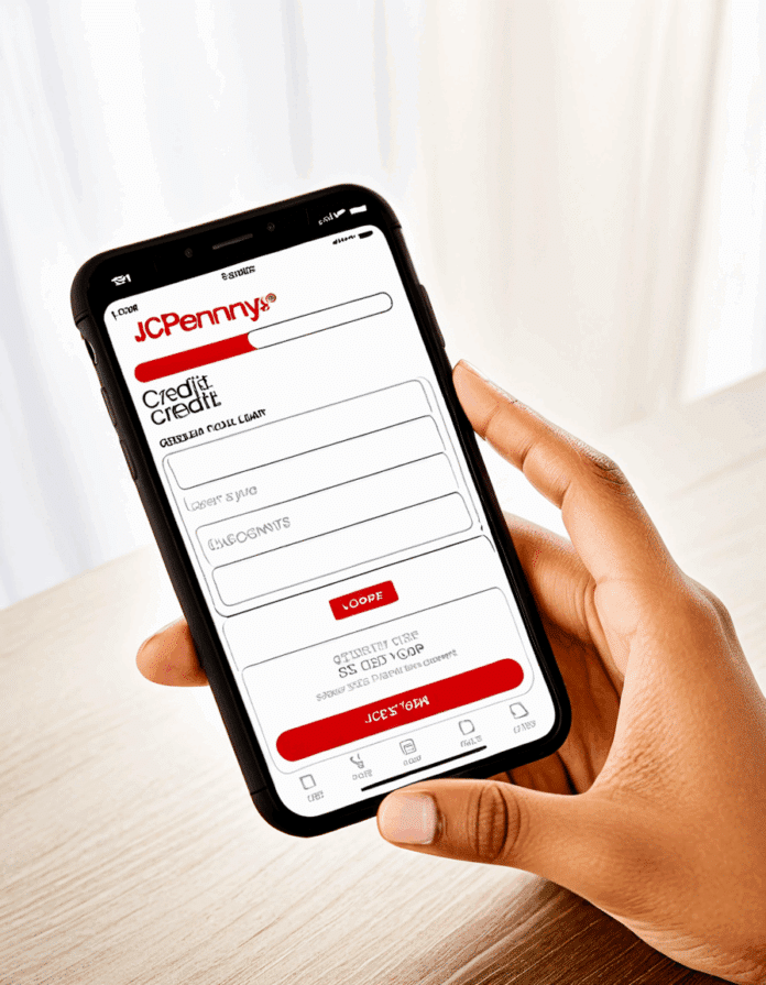 jcpenney credit card login