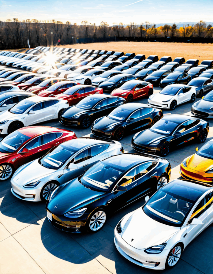 tesla inventory